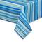 DII® Blue Ocean Stripe Print Outdoor Tablecloth with Zipper, 60x120